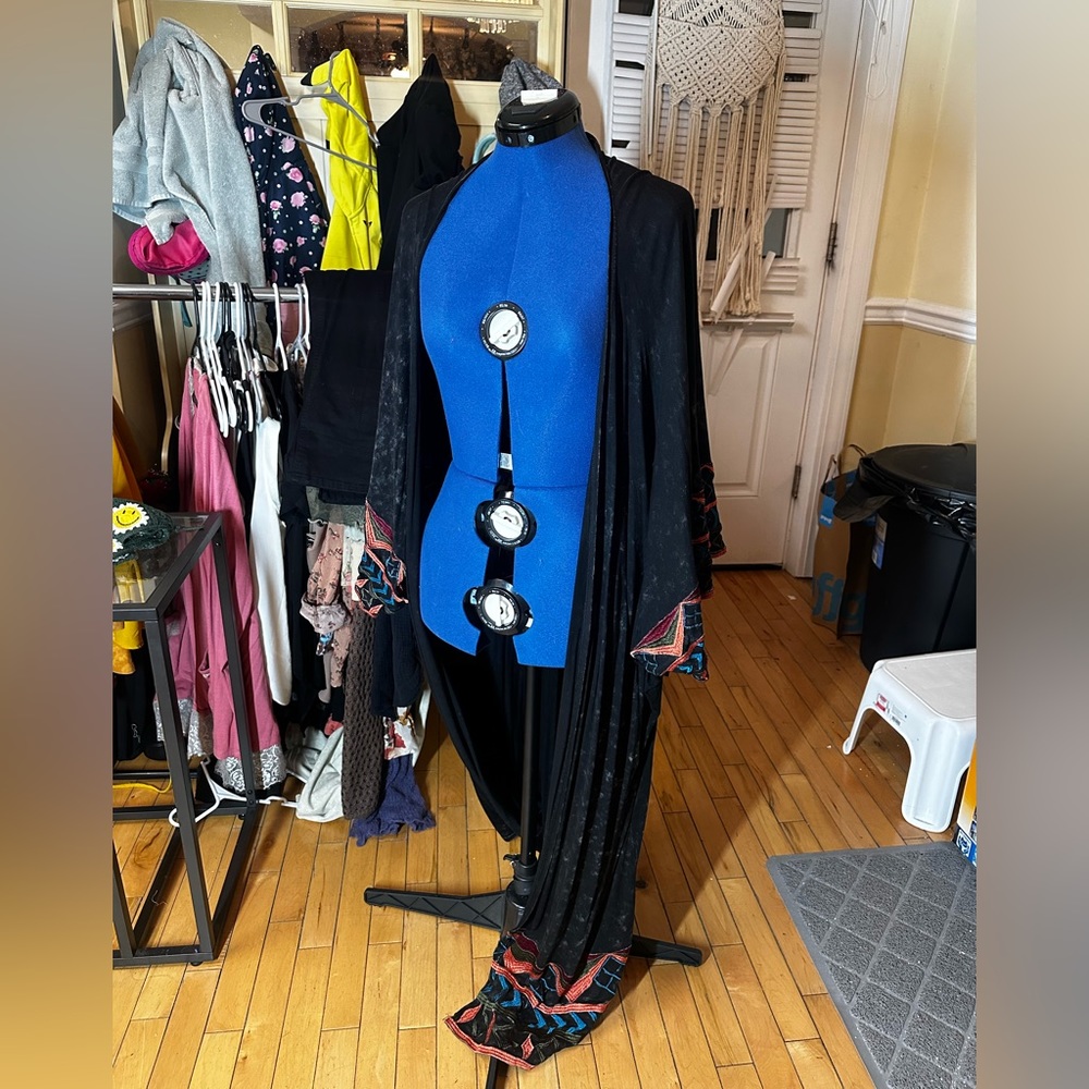 Earthbound embroidered floor length robe